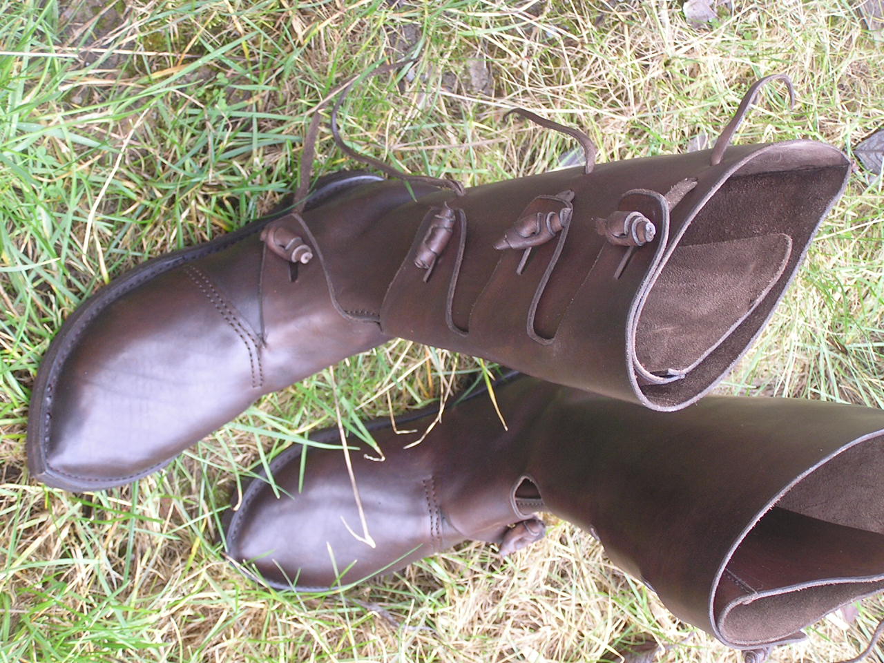viking boty detail